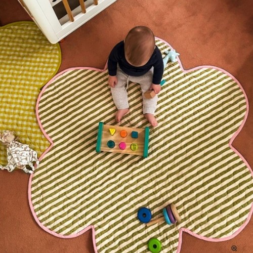Pistachio Seersucker Playmat