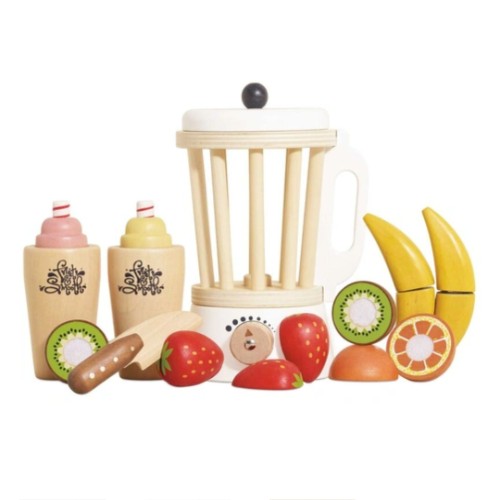 Wooden Blender Smoothie Set