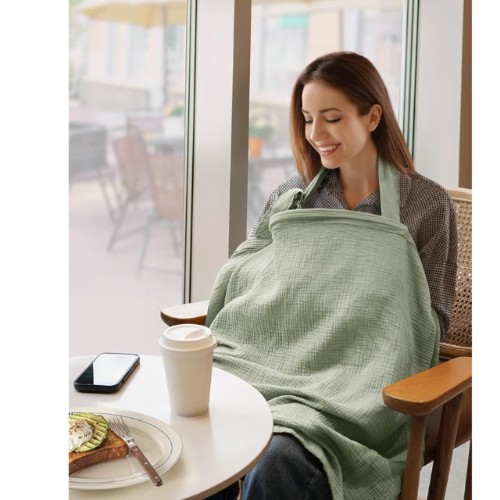 Nursing cover safe green