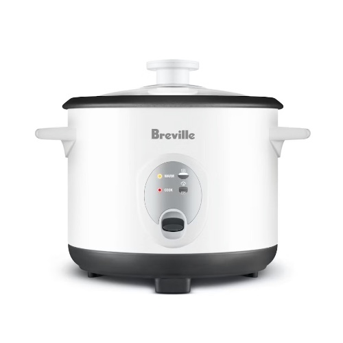 Breville the Set & Serve 8 Cup Rice Cooker & Steamer - White