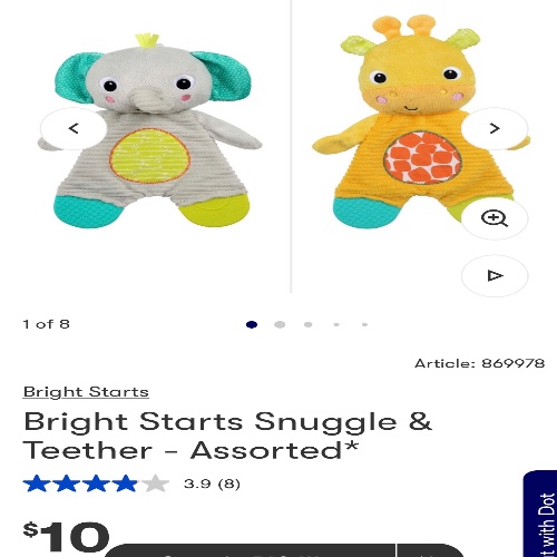 Bright Stars Snuggle & Teether
