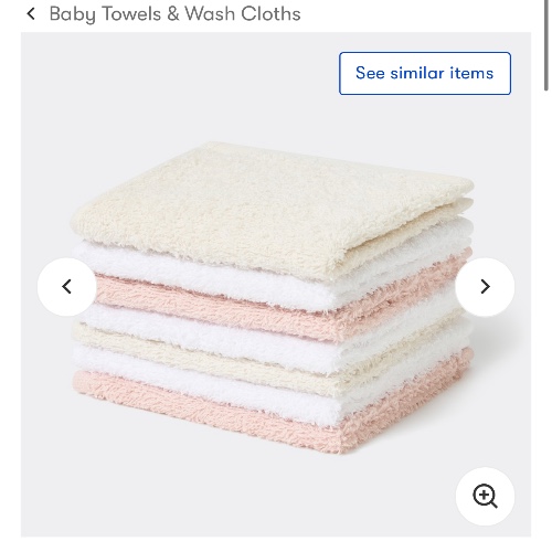 Baby Washcloths x2