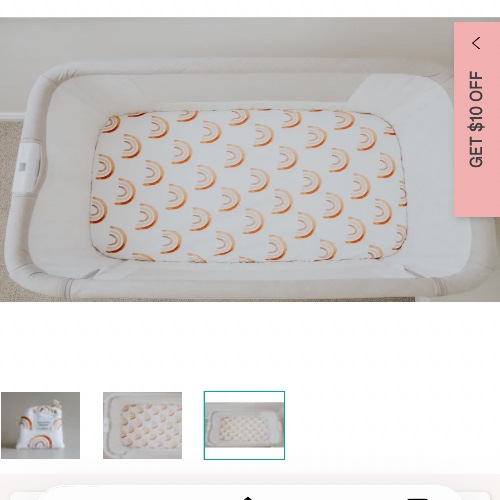Waterproof cot sheet - small