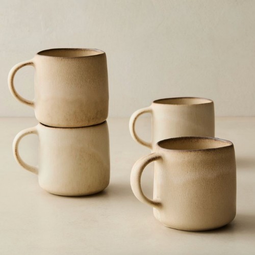 Kanto Stoneware Handled Mugs