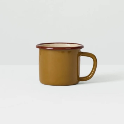 Contrast Rim Enamel Mugs