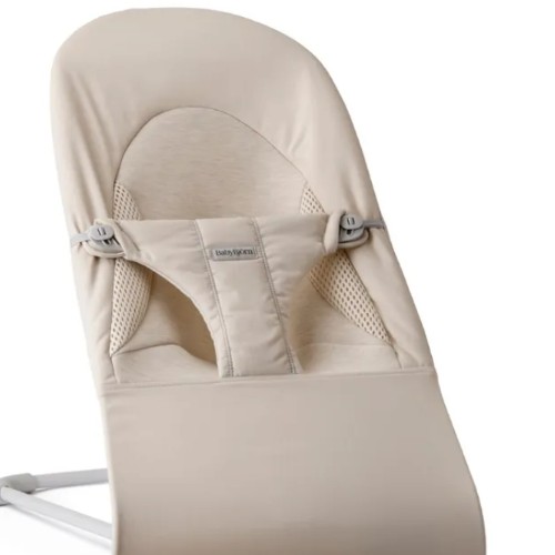 Baby Bjorn: Bouncer Balance Soft Woven/Jersey Tri-Fabric Light Beige