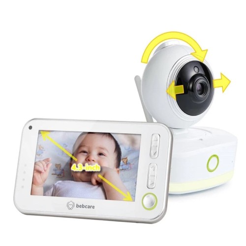 Bebcare Motion:  Smart Video Baby Monitor: 4.3" Ultra-Clear Screen, 360° Pan-and-Tilt Camera, Temperature Sensor, Motion and Sound Alert, Auto Baby Tracking Camera