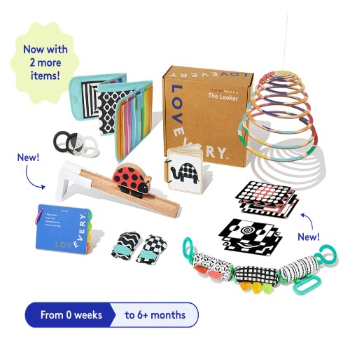 Love Every:  Weeks 0-12+  The Looker Play Kit