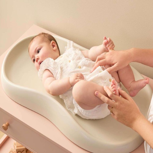 Mocka: Baby Wipe Clean Change Pad - Beige