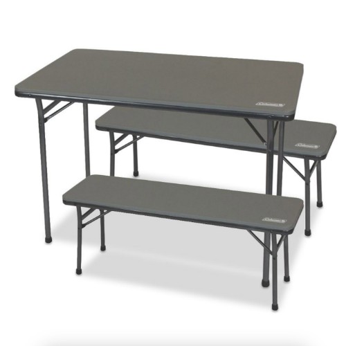 Coleman Table & Bench Set