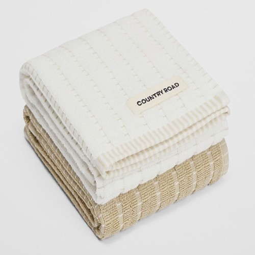 Mira Australian Cotton Tea Towel Pack of 2