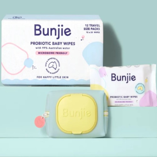 Bunjie travel wipes bundle (seafoam blue)