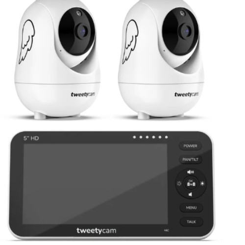Tweetycam baby monitor x2 cameras