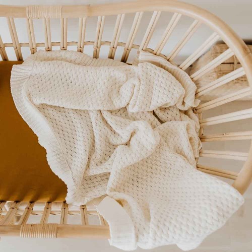 Snuggle Hunny Kids baby blanket (cream)