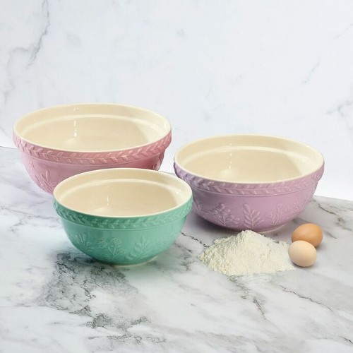 Wiltshire Baking Traditions Mixing Bowl 3 Pack Pastel Multicoloured 3 Pack