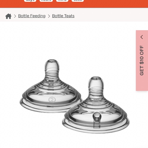 Bottle teets