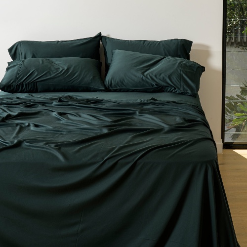 Cooling Bamboo Sheet Set (Midnight pine)