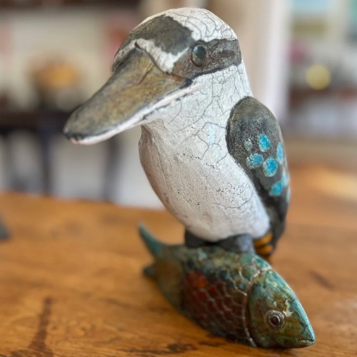 Kookaburra On Fish I, Julianne Smallwood