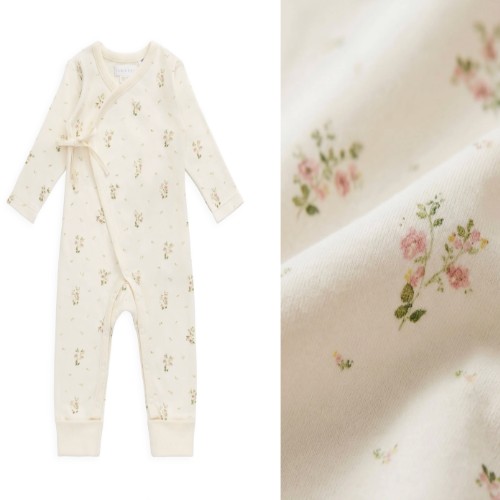 Jamie Kay AU Organic Cotton Estelle Onepiece - Josepha Egret Small
