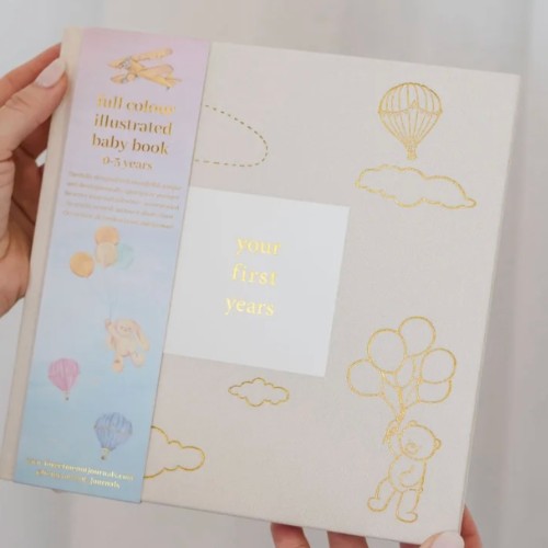 Forget Me Not Personalised Baby Book | Your First Years