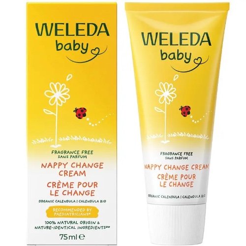 Weleda Calendula Nappy Change Cream Fragrance Free 75ml